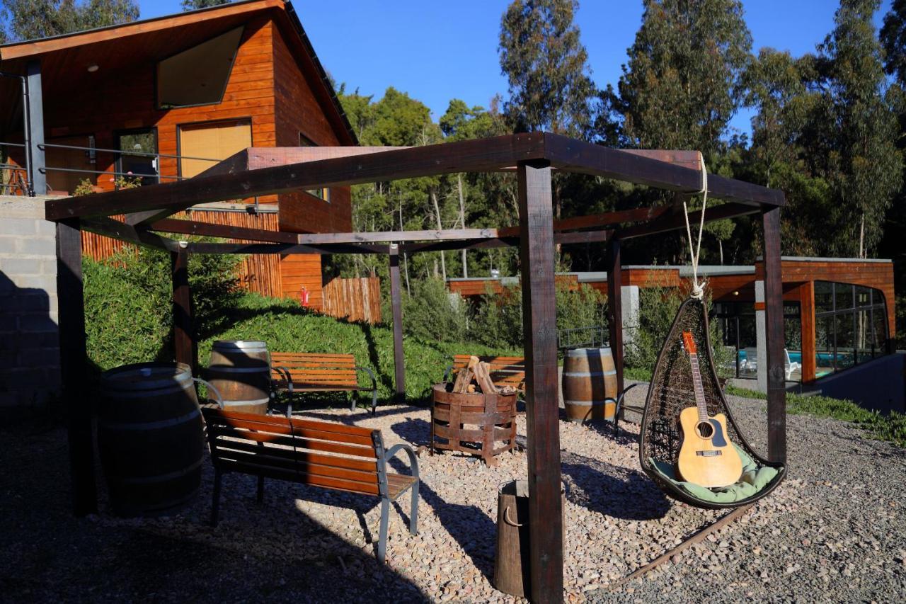 Cabanas Y Spa Costa Patagonia - Piscina Climatizada ピチレム エクステリア 写真