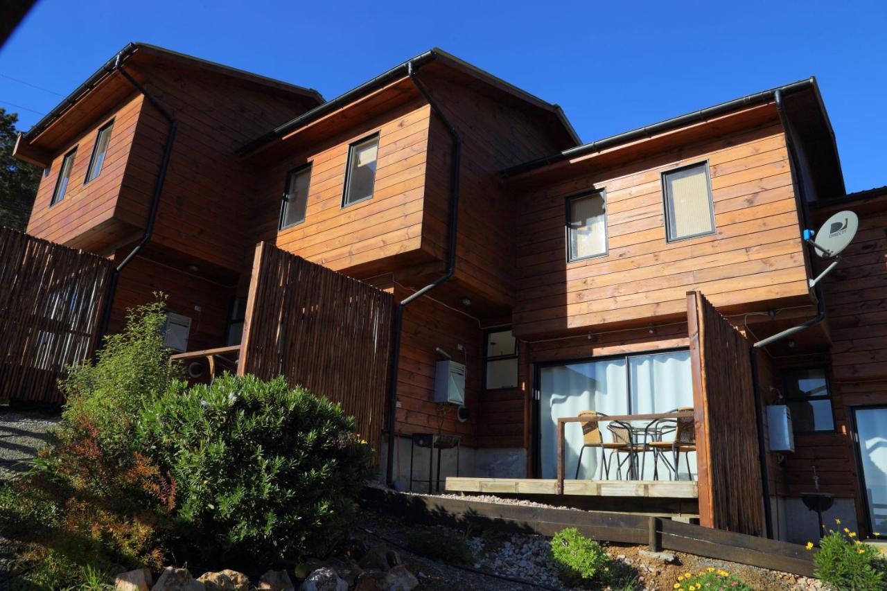 Cabanas Y Spa Costa Patagonia - Piscina Climatizada ピチレム エクステリア 写真